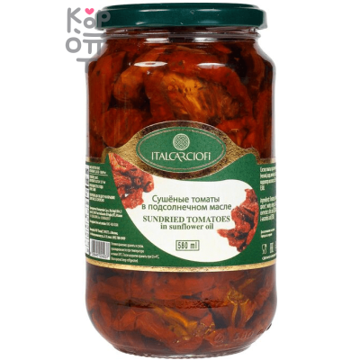 ItalCarciofi Томаты сушеные в масле