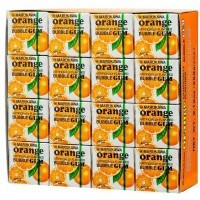 Marukawa Orange Bubble Gum - Резинка жевательная "Апельсин" 4-ре шара.