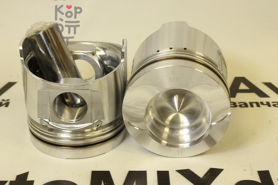 Поршни двигателя 6D95, 4D95 ALFIN 64601A 6207-31-2141 d-56 мм 2 клапана STD (к-т 6шт) IZUMI Red