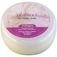 Deoproce Natural Skin Collagen Nourishing Cream - Увлажняющий питательный крем с коллагеном, 100 г