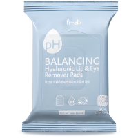 Prreti pH Balancing Hyaluronic Lip & Eye Remover Pads - Очищающие спонжи для снятия макияжа с Гиалуроновой кислотой 30шт. 