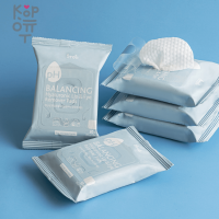 Prreti pH Balancing Hyaluronic Lip & Eye Remover Pads - Очищающие спонжи для снятия макияжа с Гиалуроновой кислотой 30шт. 