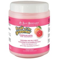 ISB Fruit of the Grommer Pink Grapefruit Восстанавливающая маска для шерсти средней длины с витаминами