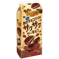 Lotte Choco Pie Mini Crispy - Пирожное Чоко Пай хрустящее и насыщенное шоколадом 110гр. 