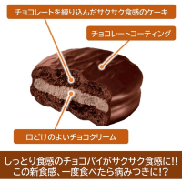 Lotte Choco Pie Mini Crispy - Пирожное Чоко Пай хрустящее и насыщенное шоколадом 110гр. 