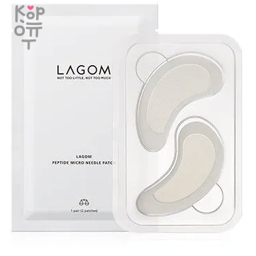 Lagom Peptide Micro Needle Patch - Патчи с микроиглами для зоны вокруг глаз 1пара. — Корейские товары для всей семьи(КорОпт)