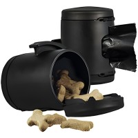 flexi аксессуар Multi box S-М/L (бокс для лакомств или пакетиков для сбора фекалий) черный