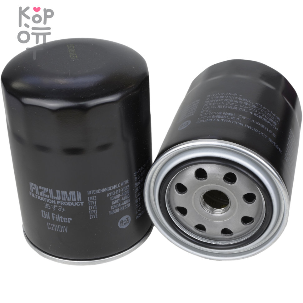 C101/C21101V 15600-41010 AZUMI - Фильтр масляный , купить с доставкой на дом фото 1 — Корейские товары для всей семьи(КорОпт)