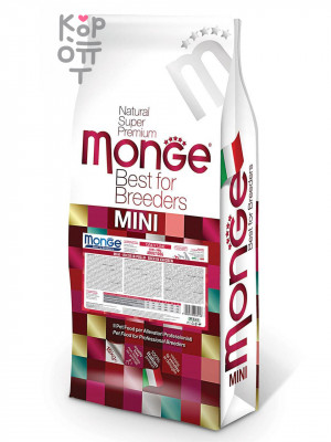 Сухой корм Monge Dog PFB Daily Line Mini 26/14 для взрослых собак мелких пород 15кг.