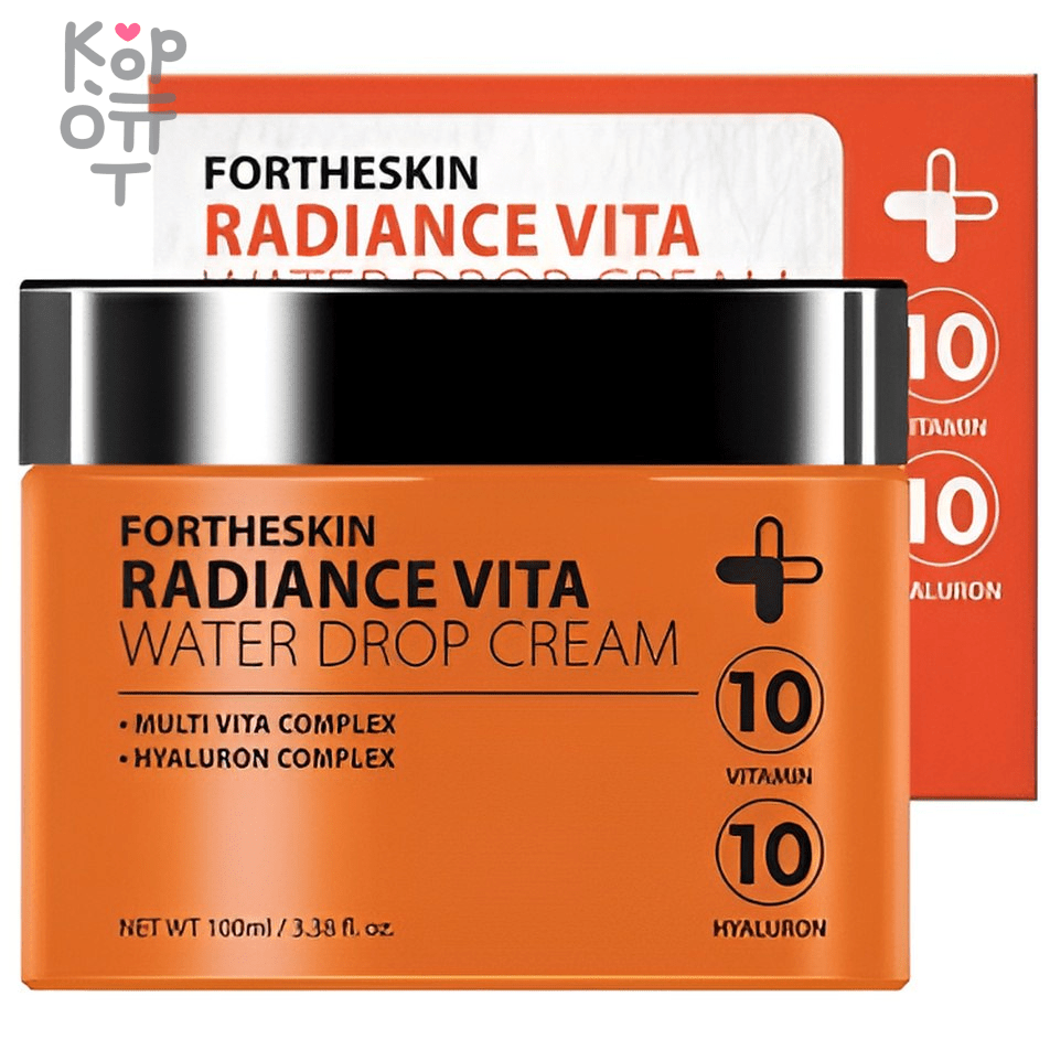 For The Skin Radiance Water Drop Cream - Водяной крем для лица 100мл. по  цене 919 руб. в интернет магазине Корейские товары для всей семьи(КорОпт)