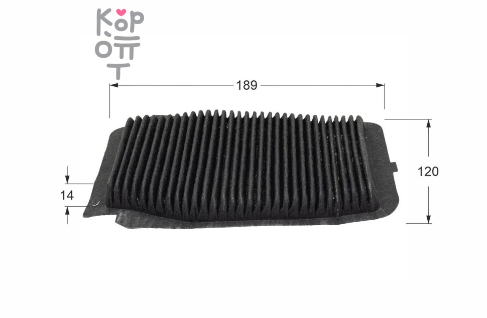 LIVCAR HV BATTERY FILTER 2319-1003 / Фильтр для высоковольтной батареи