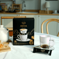Handrip Kenya Kericho (Grind Beans + Dripper) Кофе молотый Кения, 7 г + дрип (капельница)