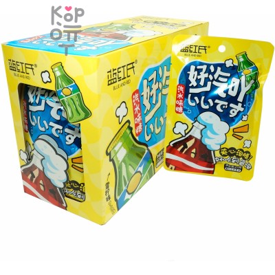 Сэндвич карамель Blue and Red Candy - Карамель с двойным вкусом холодного Рамуне и Колы