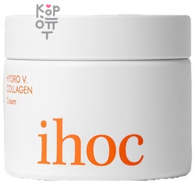 VELLA Ihoc Hydro V. Collagen Cream - Увлажняющий крем для лица с коллагеном 50 мл