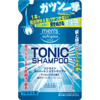 KOSE COSMEPORT Men's Softymo Tonic Shampoo - Тонизирующий мужской шампунь с цитрусовым ароматом.