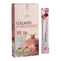 Jinskin K-Beauty Collagen Pomegranate Jelly Stick - Желе с Гранатом в стиках, 20 г, Коробка 10 шт.