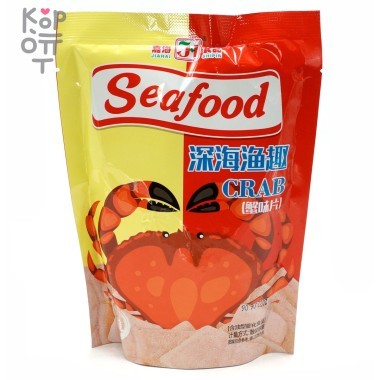 Чипсы Ji Seafood Crab Хрустящие Крабовые, 19гр. &mdash; Корейские товары для всей семьи(КорОпт)