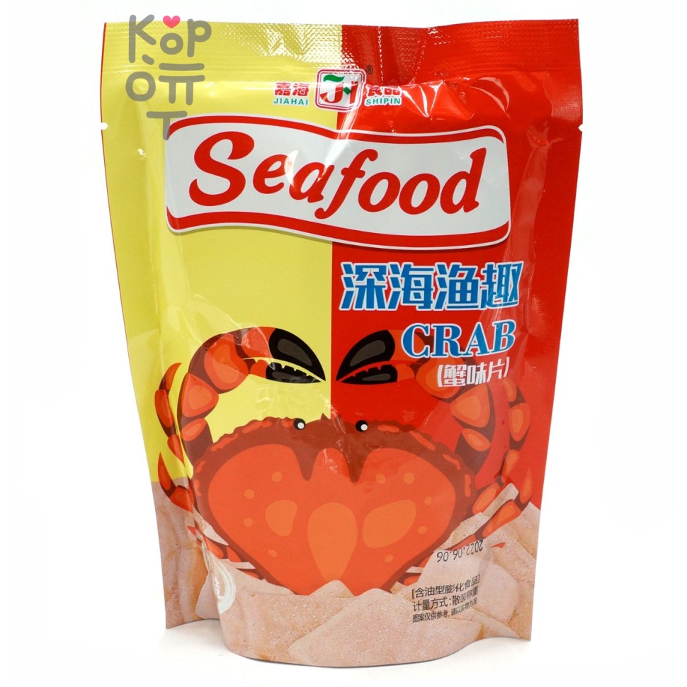 Чипсы Ji Seafood Crab Хрустящие Крабовые, 19гр.