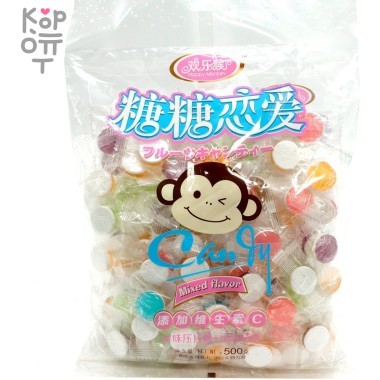Конфетки Happy Monkey &quot;Таблеточки&quot;, 500гр. — Корейские товары для всей семьи(КорОпт)