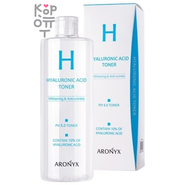 Aronyx Hyaluronic Acid Toner - Антивозрастной тонер для лица с Гиалуроновой Кислотой 500мл.
