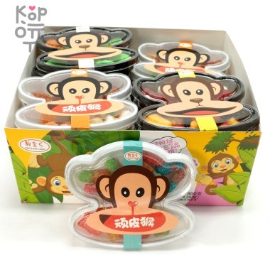 Жевательный мармелад Fruitage Candy Обезьяньи истории, Фруктовый микс — Корейские товары для всей семьи(КорОпт)