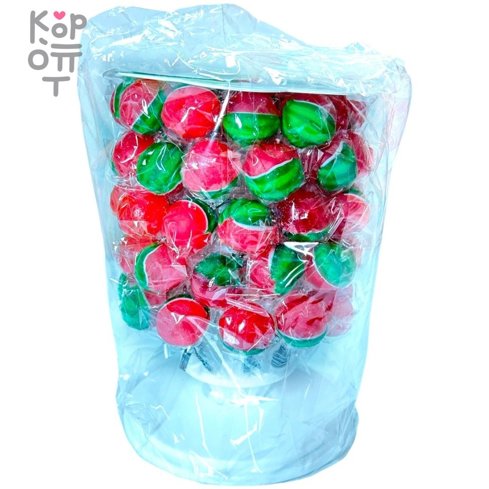 Леденец на палочке MangGuo Fruit's three - Фруктовое дерево, Радужный арбузик фото 1 &mdash; Корейские товары для всей семьи(КорОпт)