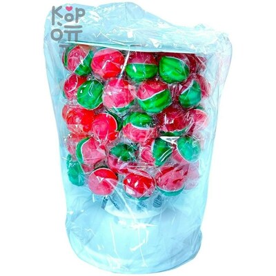 Леденец на палочке MangGuo Fruit's three - Фруктовое дерево, Радужный арбузик