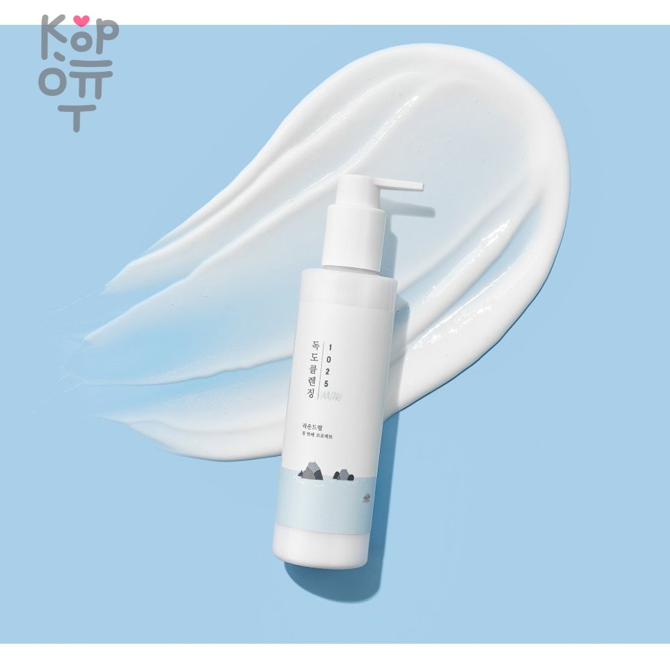 Round Lab 1025 Dokdo Cleansing Milk - Нежное очищающее молочко для умывания с морской водой, 200мл., купить с доставкой на дом фото 1 &mdash; Корейские товары для всей семьи(КорОпт)