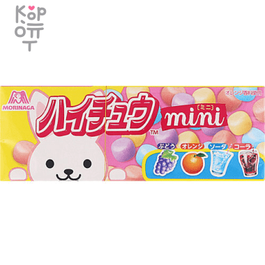 Конфеты жевательные ассорти(груша, виноград, клубника, яблоко), Morinaga Hi-Chew Mini, 40гр. — Корейские товары для всей семьи(КорОпт)