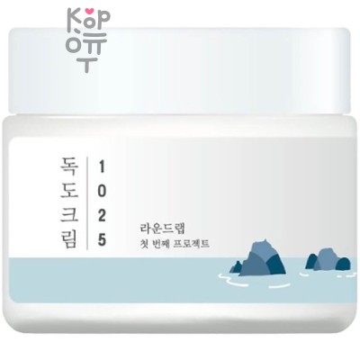 Round Lab 1025 Dokdo Cream - Увлажняющий крем с морской водой 80мл.  