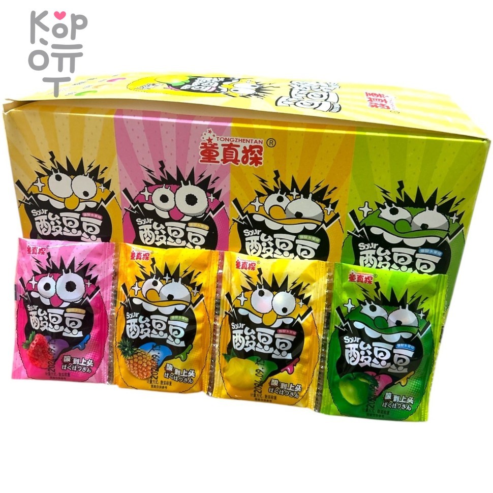 Конфеты Шипучка Popping Candy Mix Flavor - Шипучка - взрывашка "TongZhetan" со вкусами фруктов, купить с доставкой на дом фото 1 — Корейские товары для всей семьи(КорОпт)