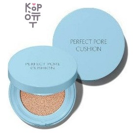 The Saem — Saemmul Perfect Pore Cushion 02 Natural Beige — Тональный кушон для кожи с расширенными порами, натуральный бежевый, 12 г