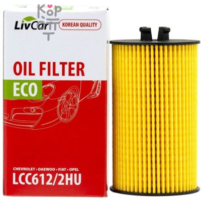 LIVCAR Oil Filter LCC612/2HU - Масляный фильтр для FIAT, DAEWOO, CHEVROLET и OPEL