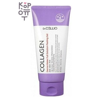 Dr.CELLIO — Collagen Derma Water Full Solution Peeling Gel — пилинг-гель с коллагеном, 180 мл