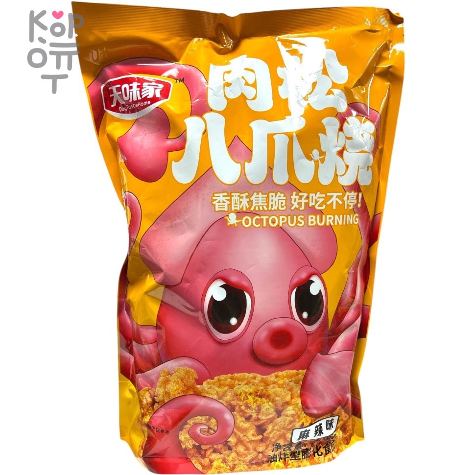Чипсы в Гигантской упаковке DayTasteHome - со вкусом осьминога на гриле, 270гр., купить с доставкой на дом фото 1 &mdash; Корейские товары для всей семьи(КорОпт)