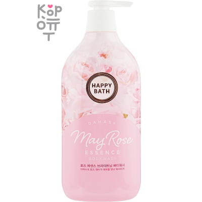 Happy Bath May Rose Essence Body Wash - Гель для душа с экстрактом Розы 900мл.