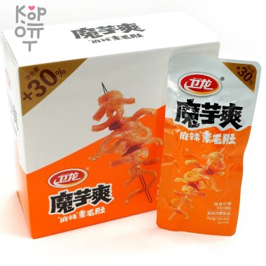 Снек Well long - Вегетарианский Волосатый рубец, с острым вкусом — Корейские товары для всей семьи(КорОпт)