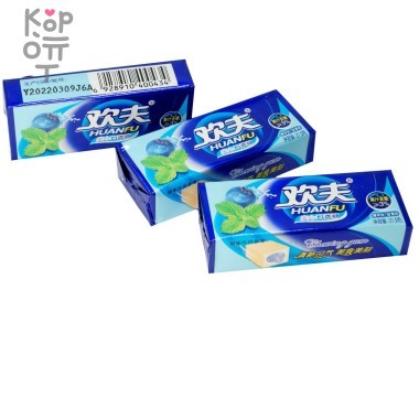 Жевательная резинка Huanfu Черника — Корейские товары для всей семьи(КорОпт)