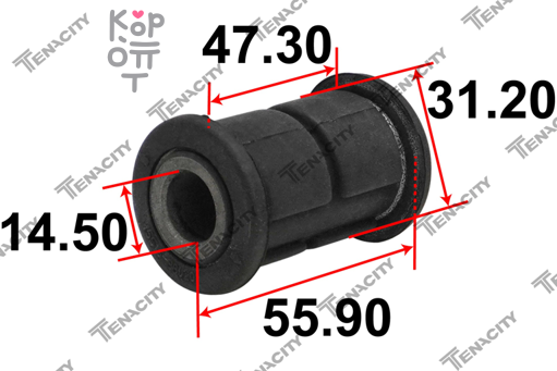 Сайлентблок рулевой рейки 45516-38020 TAB-041 NOAH CR5# / SR50 / KR52 FEBEST