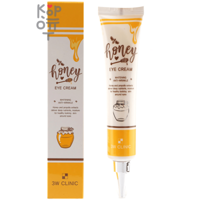 3W Clinic HONEY Eye Cream - Крем для кожи вокруг глаз с Мёдом, 40мл.