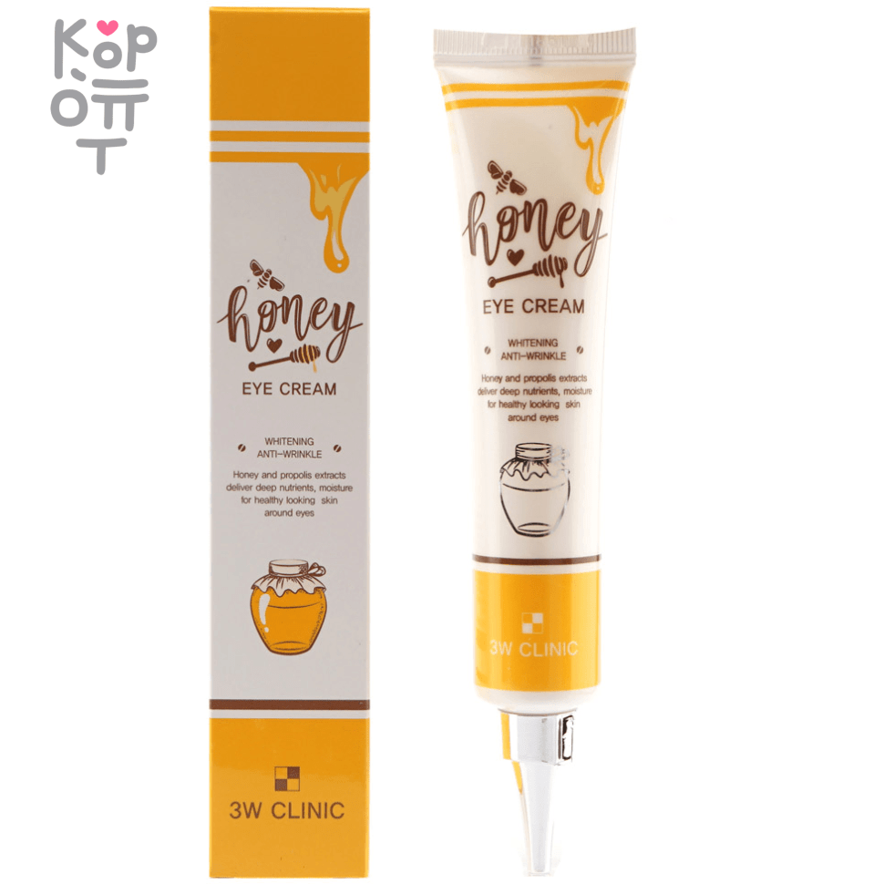 3W Clinic HONEY Eye Cream - Крем для кожи вокруг глаз с Мёдом, 40мл. фото 1 &mdash; Корейские товары для всей семьи(КорОпт)