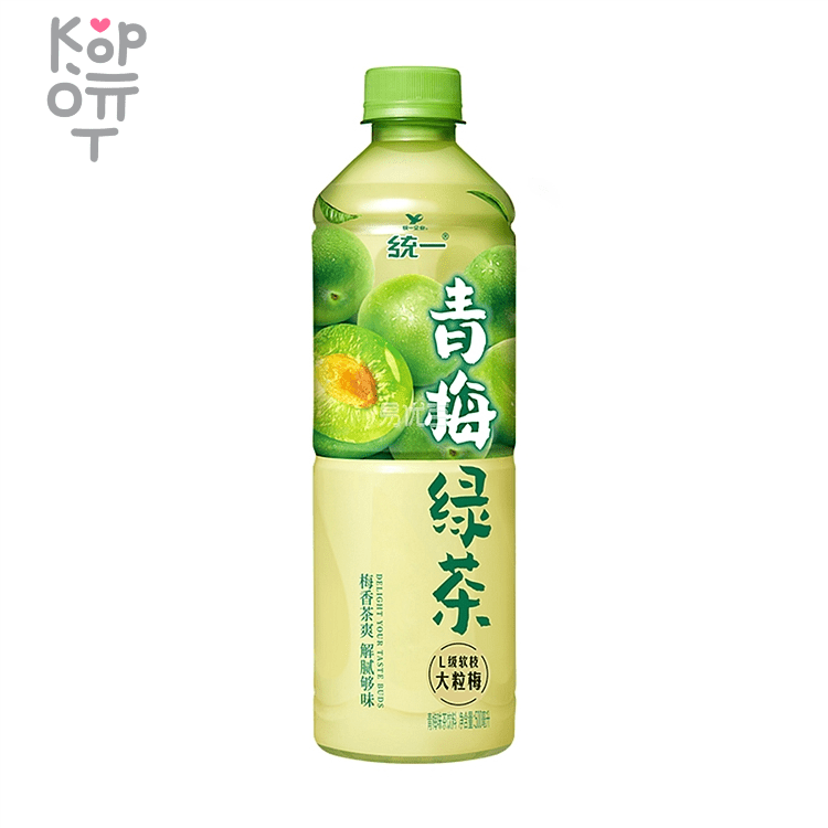 Напиток UNIF Green Plum Green Tea - Зеленый чай со вкусом сливы, 500мл., купить с доставкой на дом фото 1 — Корейские товары для всей семьи(КорОпт)