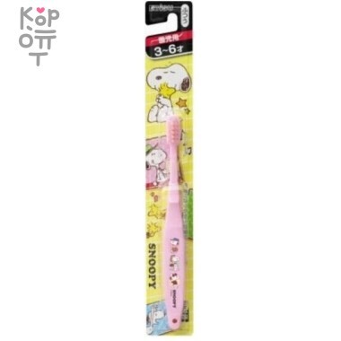 Ebisu Детская зубная щетка "Собачка" с компактной головкой для самостоятельной чистки зубов (от 3 до 6 лет) &mdash; Корейские товары для всей семьи(КорОпт)