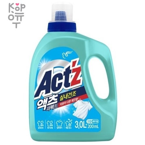 Pigeon ACT'Z Power Gel for Washing - Концентрированный гель для стирки белья для стиральных машин с горизонтальной загрузкой, 3200мл., купить с доставкой на дом фото 1 — Корейские товары для всей семьи(КорОпт)