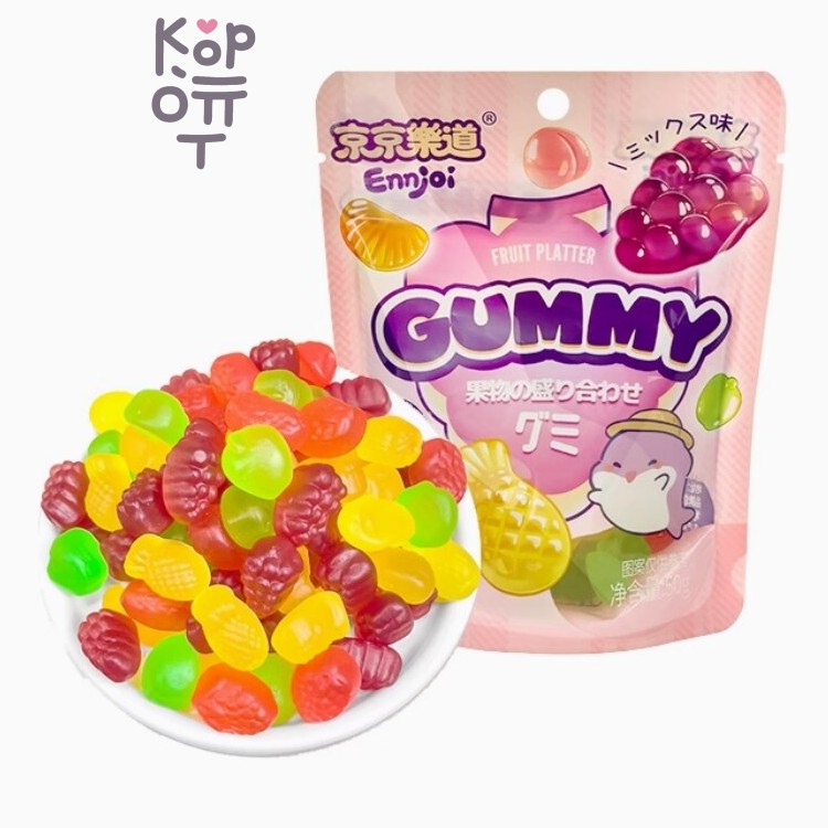 Fruit Platter Gummy — Конфета желейная в форме фруктов вкус фруктов Guangdong, 50 г