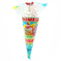 Маршмеллоу Ice Cream - Зефир Мороженное в вафельном рожке с фруктовым вкусом, 18гр.