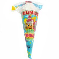 Маршмеллоу Ice Cream - Зефир Мороженное в вафельном рожке с фруктовым вкусом, 18гр.