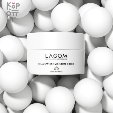 Lagom Cellus White Moisture Cream - Увлажняющий крем для выравнивания тона  — Корейские товары для всей семьи(КорОпт)