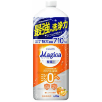 LION "Charmy Magica+" Dishwashing Liquid - Концентрированное средство для мытья посуды с фруктово-апельсиновым ароматом.
