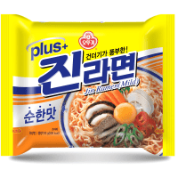 Ottogi Jin Ramen (Mild) - Лапша со вкусом грибов 120гр.